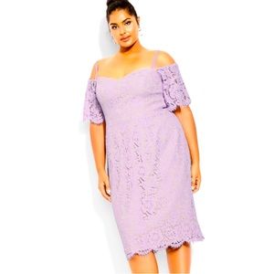 City Chic Lace Cocktail Dress